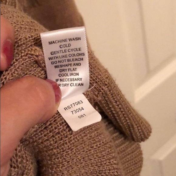 Cable and gauge cardigan - Picture 5 of 5